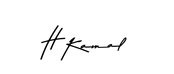 H Kamal stylish signature style. Best Handwritten Sign (Asem Kandis PERSONAL USE) for my name. Handwritten Signature Collection Ideas for my name H Kamal. H Kamal signature style 9 images and pictures png