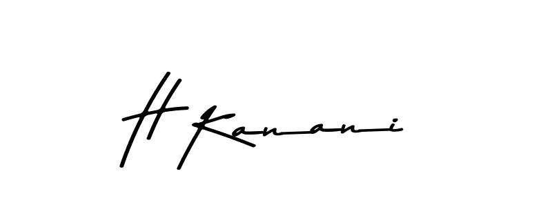 Use a signature maker to create a handwritten signature online. With this signature software, you can design (Asem Kandis PERSONAL USE) your own signature for name H Kanani. H Kanani signature style 9 images and pictures png