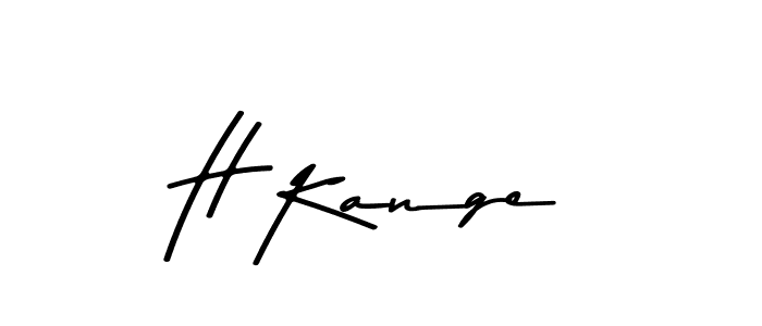 Use a signature maker to create a handwritten signature online. With this signature software, you can design (Asem Kandis PERSONAL USE) your own signature for name H Kange. H Kange signature style 9 images and pictures png
