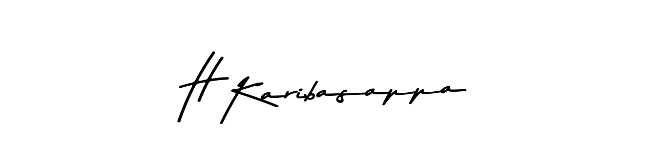 You should practise on your own different ways (Asem Kandis PERSONAL USE) to write your name (H Karibasappa) in signature. don't let someone else do it for you. H Karibasappa signature style 9 images and pictures png