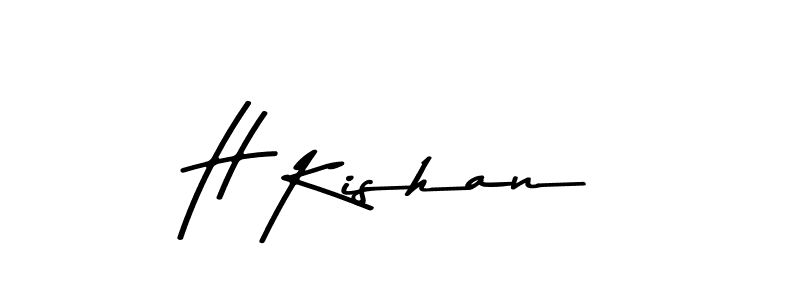 Make a beautiful signature design for name H Kishan. Use this online signature maker to create a handwritten signature for free. H Kishan signature style 9 images and pictures png