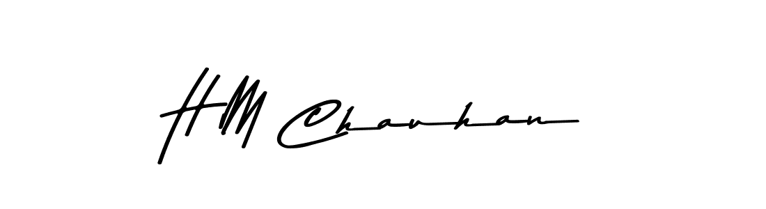 Also we have H M Chauhan name is the best signature style. Create professional handwritten signature collection using Asem Kandis PERSONAL USE autograph style. H M Chauhan signature style 9 images and pictures png