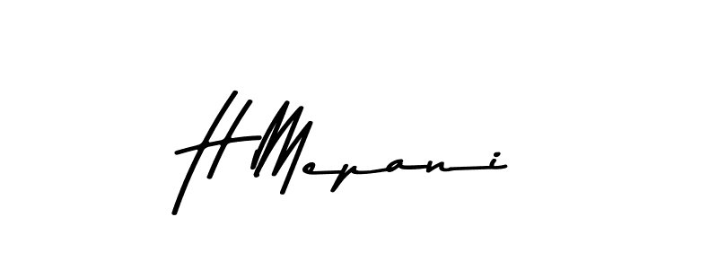 Best and Professional Signature Style for H Mepani. Asem Kandis PERSONAL USE Best Signature Style Collection. H Mepani signature style 9 images and pictures png