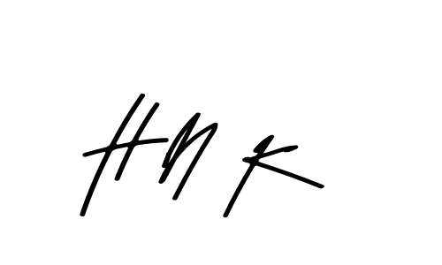Similarly Asem Kandis PERSONAL USE is the best handwritten signature design. Signature creator online .You can use it as an online autograph creator for name H N K. H N K signature style 9 images and pictures png