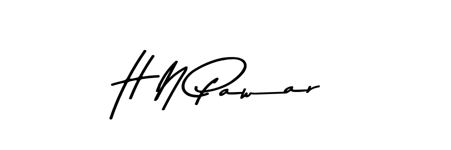 Design your own signature with our free online signature maker. With this signature software, you can create a handwritten (Asem Kandis PERSONAL USE) signature for name H N Pawar. H N Pawar signature style 9 images and pictures png