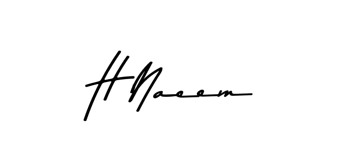 You can use this online signature creator to create a handwritten signature for the name H Naeem. This is the best online autograph maker. H Naeem signature style 9 images and pictures png