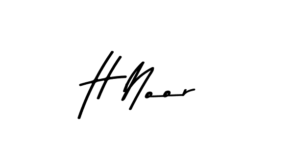 How to make H Noor signature? Asem Kandis PERSONAL USE is a professional autograph style. Create handwritten signature for H Noor name. H Noor signature style 9 images and pictures png