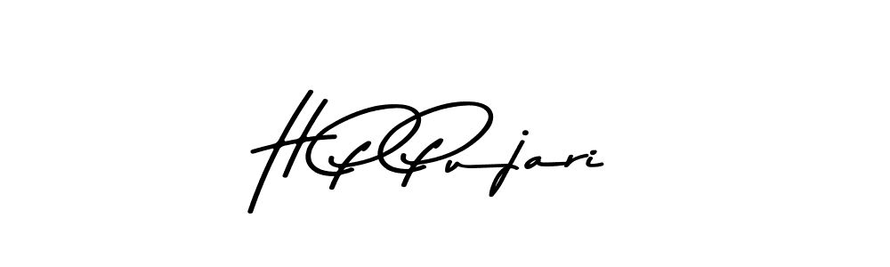 How to make H P Pujari signature? Asem Kandis PERSONAL USE is a professional autograph style. Create handwritten signature for H P Pujari name. H P Pujari signature style 9 images and pictures png