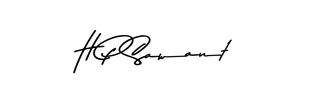 Best and Professional Signature Style for H P Sawant. Asem Kandis PERSONAL USE Best Signature Style Collection. H P Sawant signature style 9 images and pictures png