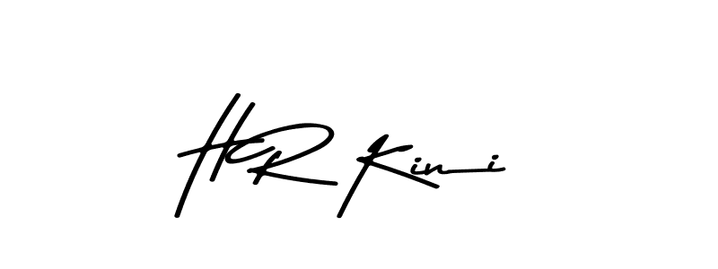 H R Kini stylish signature style. Best Handwritten Sign (Asem Kandis PERSONAL USE) for my name. Handwritten Signature Collection Ideas for my name H R Kini. H R Kini signature style 9 images and pictures png