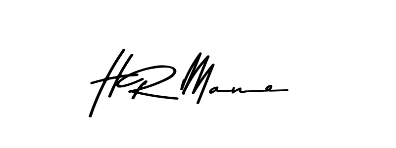 Make a beautiful signature design for name H R Mane. With this signature (Asem Kandis PERSONAL USE) style, you can create a handwritten signature for free. H R Mane signature style 9 images and pictures png
