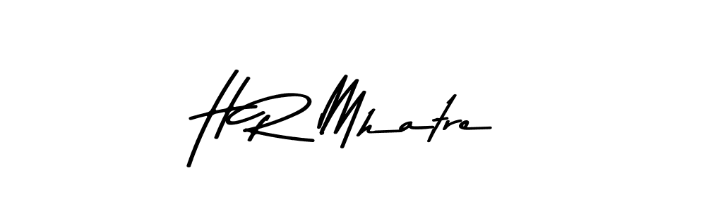 Make a short H R Mhatre signature style. Manage your documents anywhere anytime using Asem Kandis PERSONAL USE. Create and add eSignatures, submit forms, share and send files easily. H R Mhatre signature style 9 images and pictures png