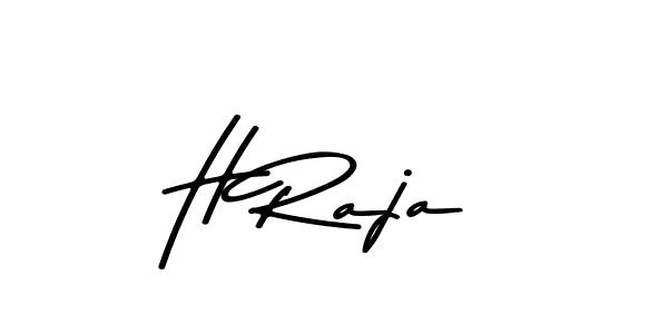 You should practise on your own different ways (Asem Kandis PERSONAL USE) to write your name (H Raja) in signature. don't let someone else do it for you. H Raja signature style 9 images and pictures png