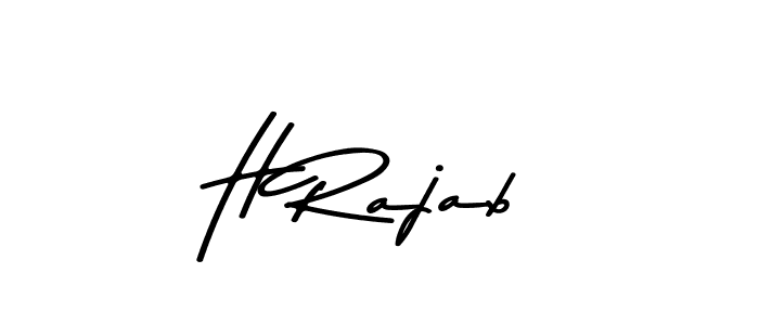 Also You can easily find your signature by using the search form. We will create H Rajab name handwritten signature images for you free of cost using Asem Kandis PERSONAL USE sign style. H Rajab signature style 9 images and pictures png