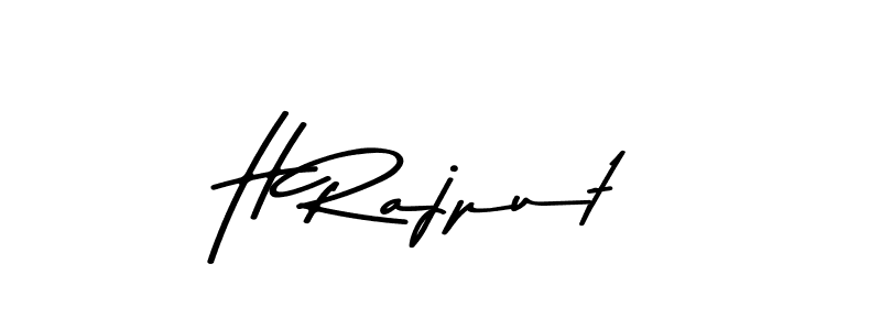 Here are the top 10 professional signature styles for the name H Rajput. These are the best autograph styles you can use for your name. H Rajput signature style 9 images and pictures png