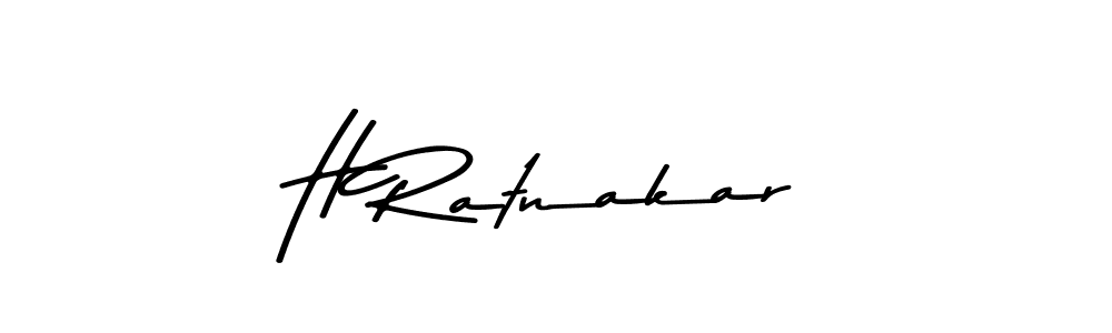 Asem Kandis PERSONAL USE is a professional signature style that is perfect for those who want to add a touch of class to their signature. It is also a great choice for those who want to make their signature more unique. Get H Ratnakar name to fancy signature for free. H Ratnakar signature style 9 images and pictures png