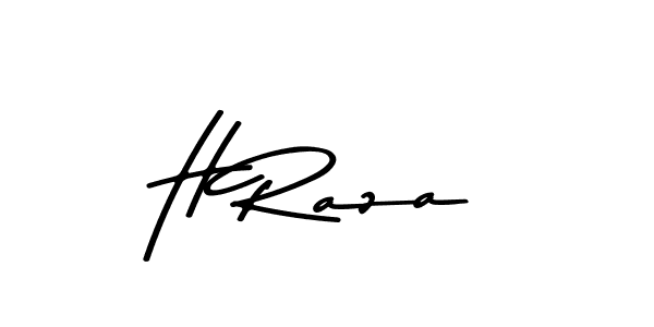 The best way (Asem Kandis PERSONAL USE) to make a short signature is to pick only two or three words in your name. The name H Raza include a total of six letters. For converting this name. H Raza signature style 9 images and pictures png