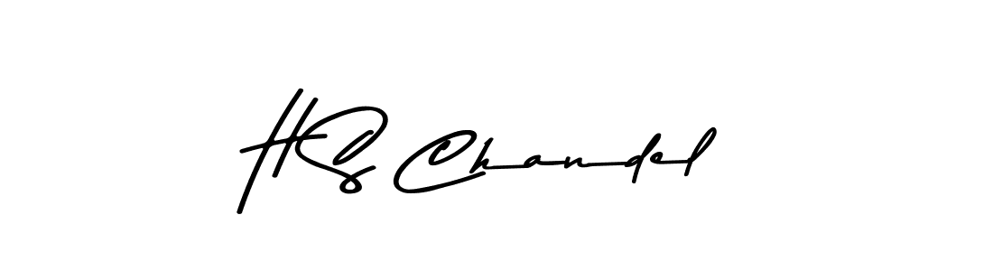 Asem Kandis PERSONAL USE is a professional signature style that is perfect for those who want to add a touch of class to their signature. It is also a great choice for those who want to make their signature more unique. Get H S Chandel name to fancy signature for free. H S Chandel signature style 9 images and pictures png