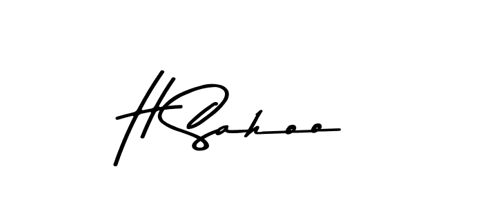 How to make H Sahoo signature? Asem Kandis PERSONAL USE is a professional autograph style. Create handwritten signature for H Sahoo name. H Sahoo signature style 9 images and pictures png