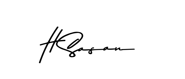 How to Draw H Sasan signature style? Asem Kandis PERSONAL USE is a latest design signature styles for name H Sasan. H Sasan signature style 9 images and pictures png
