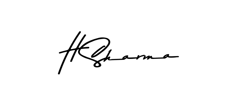 Also we have H Sharma name is the best signature style. Create professional handwritten signature collection using Asem Kandis PERSONAL USE autograph style. H Sharma signature style 9 images and pictures png