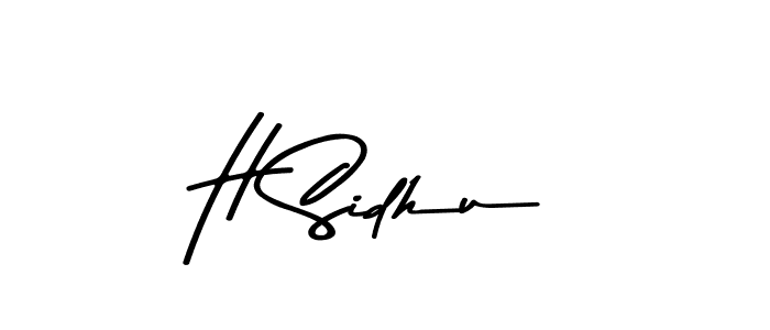 Use a signature maker to create a handwritten signature online. With this signature software, you can design (Asem Kandis PERSONAL USE) your own signature for name H Sidhu. H Sidhu signature style 9 images and pictures png