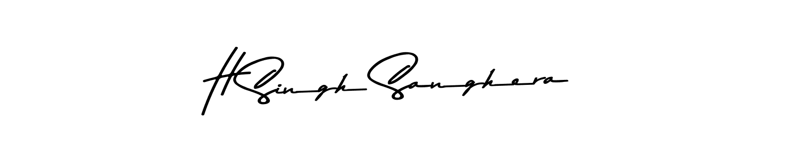 Also You can easily find your signature by using the search form. We will create H Singh Sanghera name handwritten signature images for you free of cost using Asem Kandis PERSONAL USE sign style. H Singh Sanghera signature style 9 images and pictures png