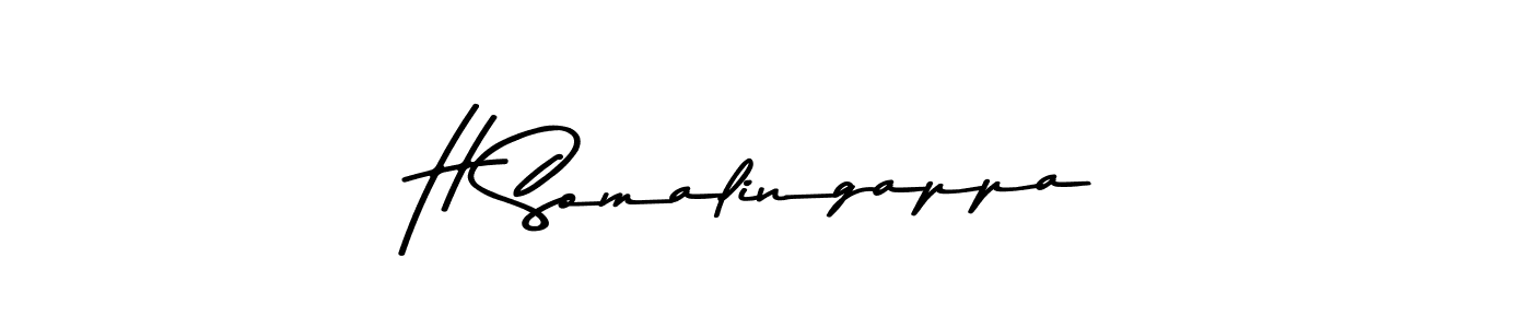 Make a beautiful signature design for name H Somalingappa. Use this online signature maker to create a handwritten signature for free. H Somalingappa signature style 9 images and pictures png