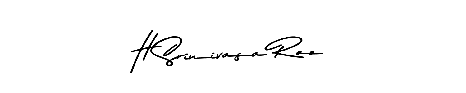 Design your own signature with our free online signature maker. With this signature software, you can create a handwritten (Asem Kandis PERSONAL USE) signature for name H Srinivasa Rao. H Srinivasa Rao signature style 9 images and pictures png