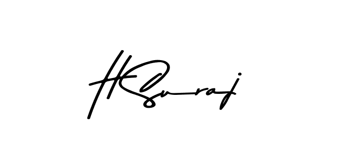 Also we have H Suraj name is the best signature style. Create professional handwritten signature collection using Asem Kandis PERSONAL USE autograph style. H Suraj signature style 9 images and pictures png