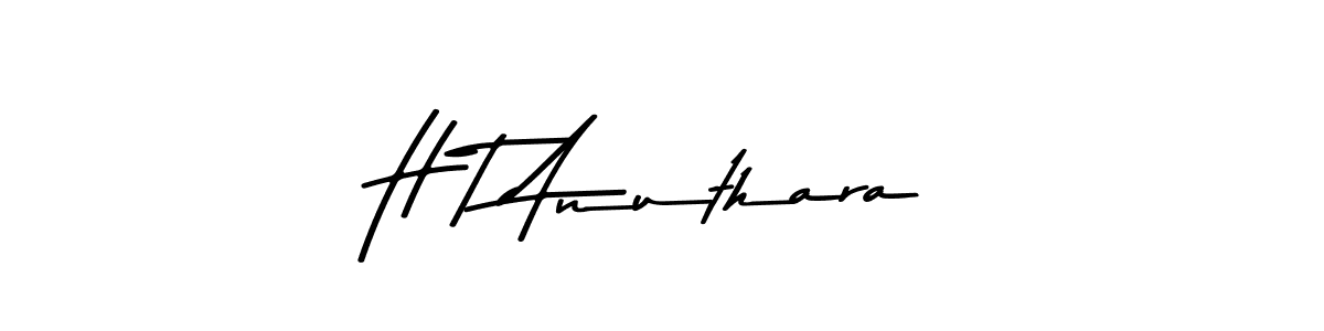 Make a beautiful signature design for name H T Anuthara. Use this online signature maker to create a handwritten signature for free. H T Anuthara signature style 9 images and pictures png