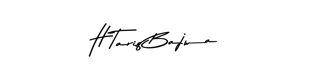 H Tariq Bajwa stylish signature style. Best Handwritten Sign (Asem Kandis PERSONAL USE) for my name. Handwritten Signature Collection Ideas for my name H Tariq Bajwa. H Tariq Bajwa signature style 9 images and pictures png