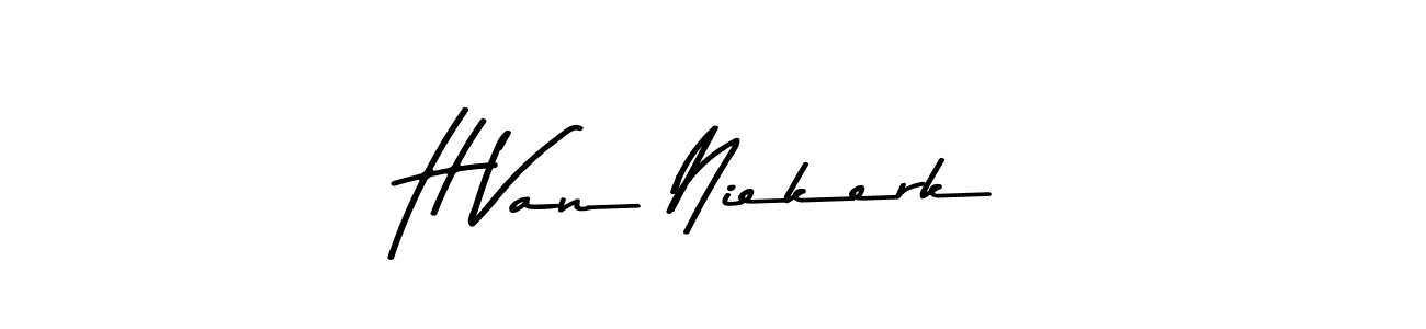 Asem Kandis PERSONAL USE is a professional signature style that is perfect for those who want to add a touch of class to their signature. It is also a great choice for those who want to make their signature more unique. Get H Van Niekerk name to fancy signature for free. H Van Niekerk signature style 9 images and pictures png