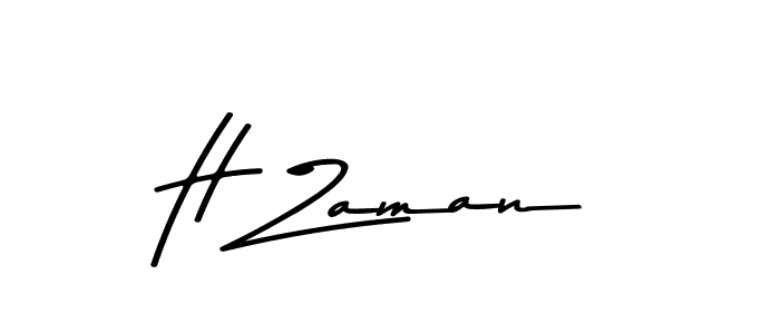 H Zaman stylish signature style. Best Handwritten Sign (Asem Kandis PERSONAL USE) for my name. Handwritten Signature Collection Ideas for my name H Zaman. H Zaman signature style 9 images and pictures png