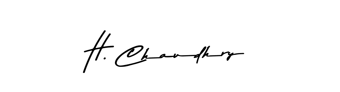Similarly Asem Kandis PERSONAL USE is the best handwritten signature design. Signature creator online .You can use it as an online autograph creator for name H. Chaudhry. H. Chaudhry signature style 9 images and pictures png