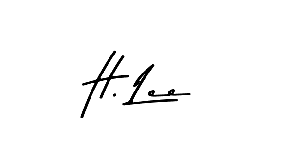 Make a beautiful signature design for name H. Lee. With this signature (Asem Kandis PERSONAL USE) style, you can create a handwritten signature for free. H. Lee signature style 9 images and pictures png