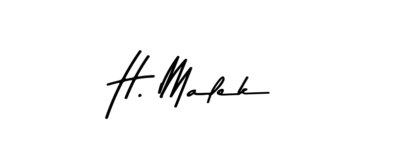 Also we have H. Malek name is the best signature style. Create professional handwritten signature collection using Asem Kandis PERSONAL USE autograph style. H. Malek signature style 9 images and pictures png