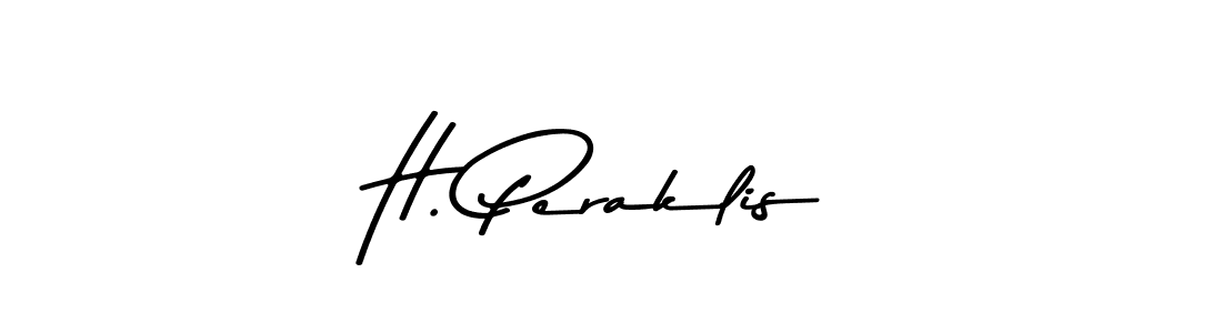 How to Draw H. Peraklis signature style? Asem Kandis PERSONAL USE is a latest design signature styles for name H. Peraklis. H. Peraklis signature style 9 images and pictures png