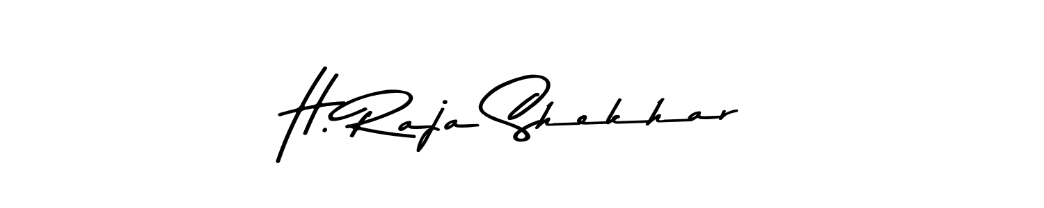 Make a beautiful signature design for name H. Raja Shekhar. Use this online signature maker to create a handwritten signature for free. H. Raja Shekhar signature style 9 images and pictures png
