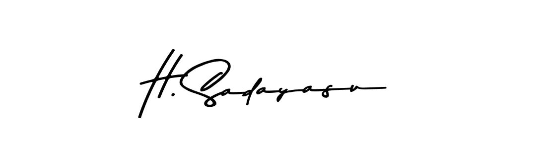 It looks lik you need a new signature style for name H. Sadayasu. Design unique handwritten (Asem Kandis PERSONAL USE) signature with our free signature maker in just a few clicks. H. Sadayasu signature style 9 images and pictures png