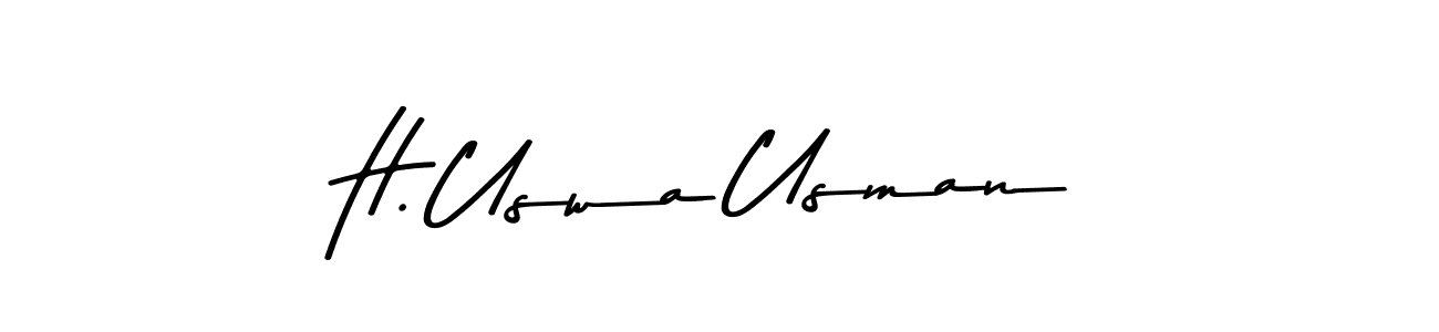 Also we have H. Uswa Usman name is the best signature style. Create professional handwritten signature collection using Asem Kandis PERSONAL USE autograph style. H. Uswa Usman signature style 9 images and pictures png