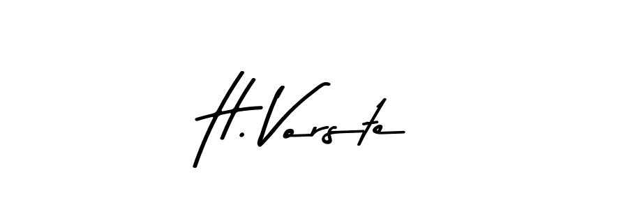 Best and Professional Signature Style for H. Vorste. Asem Kandis PERSONAL USE Best Signature Style Collection. H. Vorste signature style 9 images and pictures png