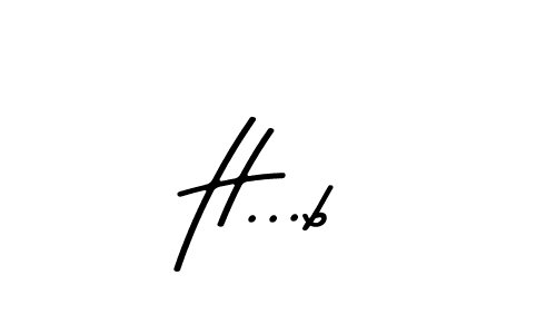 How to make H...b signature? Asem Kandis PERSONAL USE is a professional autograph style. Create handwritten signature for H...b name. H...b signature style 9 images and pictures png