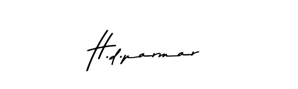 H.d.parmar stylish signature style. Best Handwritten Sign (Asem Kandis PERSONAL USE) for my name. Handwritten Signature Collection Ideas for my name H.d.parmar. H.d.parmar signature style 9 images and pictures png