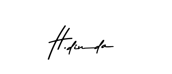 Also You can easily find your signature by using the search form. We will create H.dinda name handwritten signature images for you free of cost using Asem Kandis PERSONAL USE sign style. H.dinda signature style 9 images and pictures png