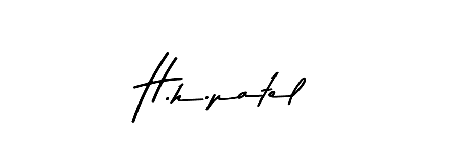 Also we have H.h.patel name is the best signature style. Create professional handwritten signature collection using Asem Kandis PERSONAL USE autograph style. H.h.patel signature style 9 images and pictures png