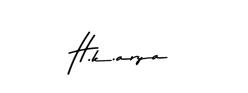 Make a beautiful signature design for name H.k.arya. Use this online signature maker to create a handwritten signature for free. H.k.arya signature style 9 images and pictures png