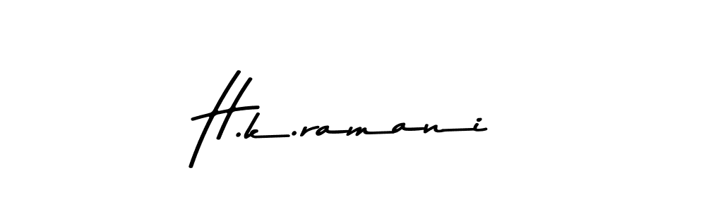 Similarly Asem Kandis PERSONAL USE is the best handwritten signature design. Signature creator online .You can use it as an online autograph creator for name H.k.ramani. H.k.ramani signature style 9 images and pictures png