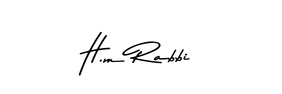 Asem Kandis PERSONAL USE is a professional signature style that is perfect for those who want to add a touch of class to their signature. It is also a great choice for those who want to make their signature more unique. Get H.m Rabbi name to fancy signature for free. H.m Rabbi signature style 9 images and pictures png
