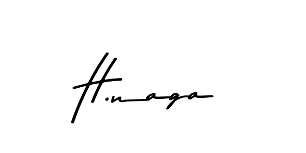 Use a signature maker to create a handwritten signature online. With this signature software, you can design (Asem Kandis PERSONAL USE) your own signature for name H.naga. H.naga signature style 9 images and pictures png